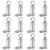 12Pcs Brass Charms ZIRC-BC00001-27P-1