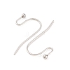 Tarnish Resistant 316 Surgical Stainless Steel Earring Hooks STAS-I045-03-3