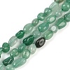 Natural Green Aventurine Beads Strands LS-G-P497-01B-20-1