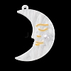 Opaque Acrylic Pendants SACR-F017-01A-1