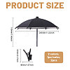 2 Bags 2 Colors Mini Polyester & Alloy Umbrella AJEW-CA0005-44-2