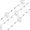 Handmade ABS Plastic Imitation Pearl Beads Chains CHS-T006-07P-1