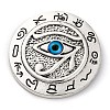 Eye of Ra Alloy & Plastic Brooch Pin JEWB-Z031-08AS-2