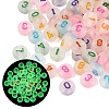 Luminous Transparent Acrylic Beads TACR-Q013-06B-1