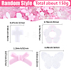 150G Transparent & Opaque Acrylic Beads TACR-SP0001-38A-2