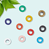 200 Sets 10 Colors Iron Grommet Eyelet Findings SCRA-GF0001-10B-04-7