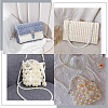Plastic Imitation Pearl Beaded Crossbody Mobile Phone Case Chain FIND-WH0126-245-5