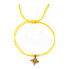Summer Beach Adjustable Stainless Steel Knot Charm Braided Bracelets UQ9789-5-1