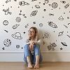 Space Theme PVC Self Adhesive Wall Stickers DIY-WH0377-227-1