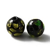 Handmade Lampwork Bead GLAA-WH0033-48E-1