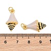 Brass Enamel Pendants KK-CBA3297-04A-G02-3