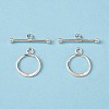 925 Sterling Silver Toggle Clasps STER-A008-37-1