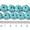 Dyed Synthetic Turquoise Beads Strands G-H023-B09-01-5