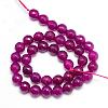 Natural White Jade Bead Strands G-R346-6mm-11-2