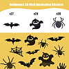 SUPERFINDINGS 9 Sets 3 Styles Halloween 3D Wall Decorative Stickers DIY-FH0005-50-4