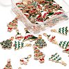 50Pcs 5 Style Alloy Enamel Pendants ENAM-LS0001-46-RS-2