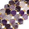 Natural Amethyst Beads Strands G-F833-B08-01-2