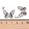 Brass Micro Pave Cubic Zirconia Pendants CU-CBA908F-05P-09-3