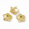 5-Petal Brass Bead Cap KK-A172-15G-3