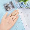 SOFPLATE 150Pcs 202 Stainless Steel Ball Stud Earring Findings STAS-SP0001-52A-P-3