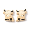 Yak Food Grade Silicone Beads SIL-WH0002-75A-1