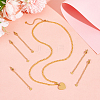 20Pcs 304 Stainless Steel Chain Extender STAS-UN0060-87G-2