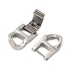 304 Stainless Steel Fold Over Clasps STAS-S185-14P-A-2