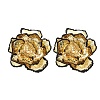 Alloy & Iron Stud Earrings LS-EJEW-M075-05G-2