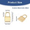 20Pcs 2 Colors 304 Stainless Steel Pendants STAS-CA0002-46-2
