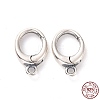 925 Sterling Silver Spring Gate Clasps STER-D036-11AS-1