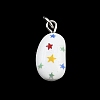 Brass Enamel Pendants KK-CBA10BC-03D-1