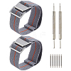Nylon Watch Bands AJEW-WH0643-117C-1