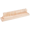 Rectangle Wooden Weaving Loom Kit TOOL-WH0155-192-1
