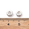 Brass Micro Pave Cubic Zirconia Beads KK-R216-10A-S03-3