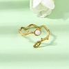 304 Stainless Steel Cuff Open Rings for Women GG-CBA7994-03G-06-1