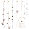 5Pcs 5 Styles Cotton Macrame Plant Hangers AJEW-GA0007-83-1