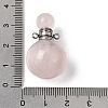 Natural Rose Quartz Perfume Bottle Pendants GG-CBA7610-02P-03-3