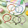 7Pcs Glass Seed Beads Stretch Bracelets BJEW-JB11219-2