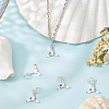 5Pcs 925 Sterling Silver Pendants STER-BBC0001-22-5