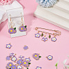 30Pcs 6 Styles Alloy and Enamel Pendants ENAM-TADJ0001-04B-4