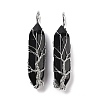 Natural Obsidian Big Pointed Pendants G-I322-02P-02-2