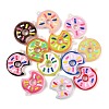 Opaque Acrylic Enamel Pendants OACR-B036-02-1