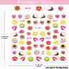 60Pcs Fruits Theme Paper Nail Art Stickers AJEW-CJC0018-05A-8