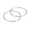 Tarnish Resistant 304 Stainless Steel Big Hoop Earrings EJEW-P173-13P-06-2