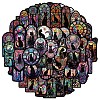 Gothic Style PVC Self-Adhesive Cartoon Stickers X-STIC-PW0019-01-3