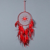 Woven Net/Web with Feather Hanging Ornaments PW-WG0DA7B-04-1