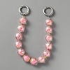 Beads in Beads Style Faceted Acrylic Chain Bag Straps PURS-WH0001-52B-1