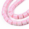 Handmade Polymer Clay Bead Strands CLAY-T020-12H-3