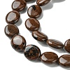 Natural Mahogany Obsidian Beads Strands G-K365-B09-02-4