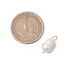 Natural Freshwater Pearl Rice Connector Charms PALLOY-JF03395-3